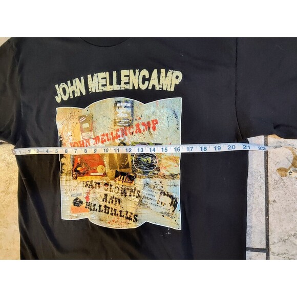 2017 JOHN MELLENCAMP Sad Clowns and Hillbillies Concert Tour Large T-Shirt - Picture 9 of 10
